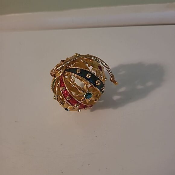 Enamel and Rhinestone Ornament - Picture 1 of 4